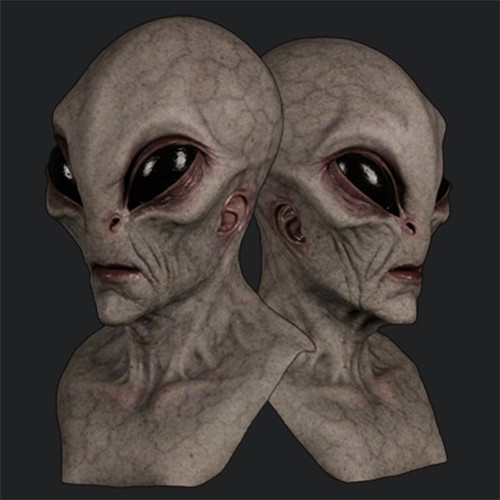 Maschera aliena halloween - maschera,