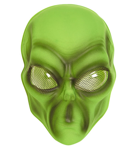 Maschera alieno plastica - alieno, in