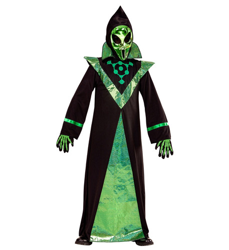 Costume alieno tunica maschera - alieno,