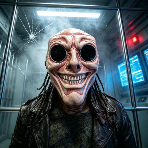 Horror alien mask halloween - horror,