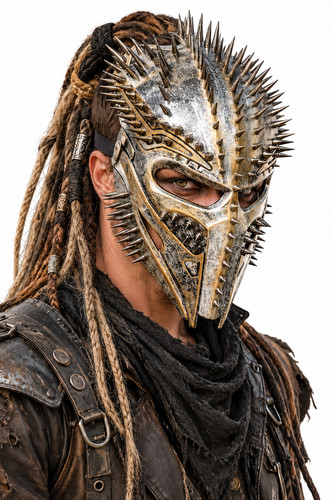 Maschera cyberpunk con spine - maschera,